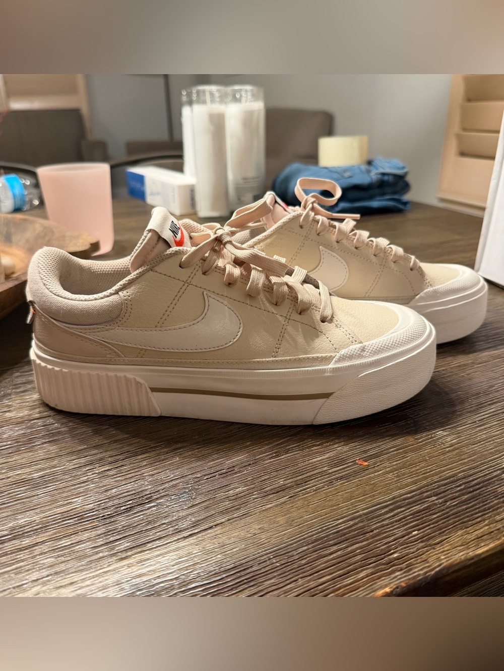 Nike Women's court vision low top shoes